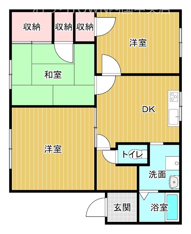 ドミエールみやけ 間取り図