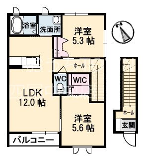 シャーメゾン天生津 間取り