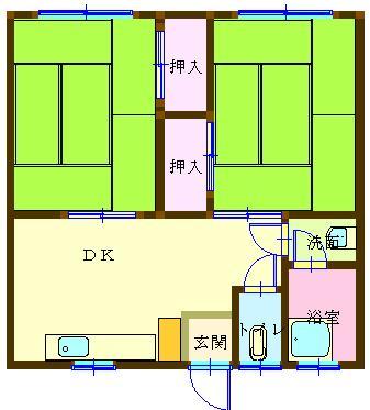 徳寿荘 5号室 間取り