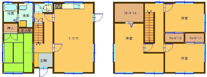 豊岡町一戸建 間取り