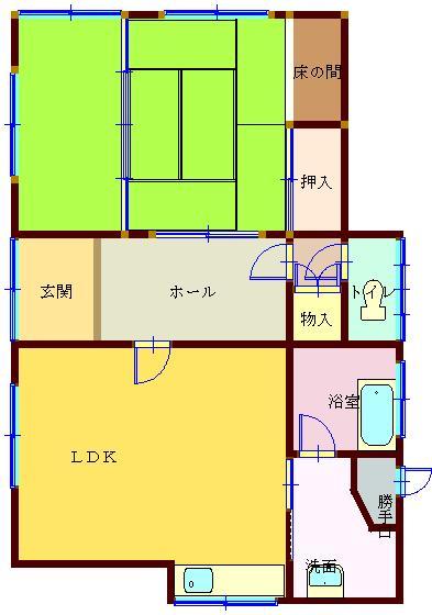 篠原貸家 間取り