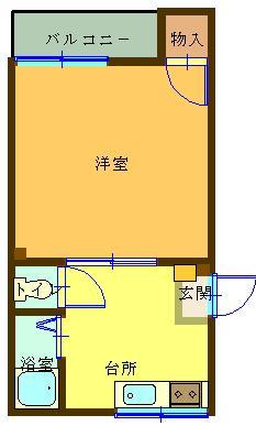 メゾン美和 402号室 間取り