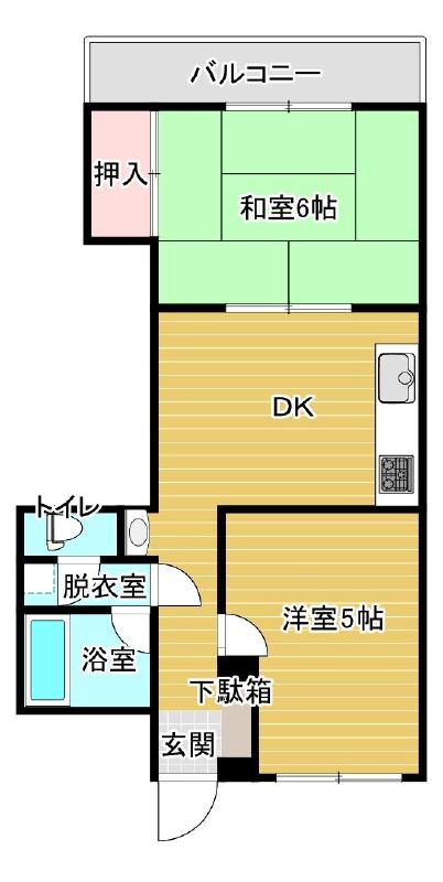 和田マンション 303号室 間取り