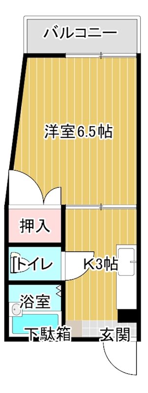 池田マンション 506号室 間取り