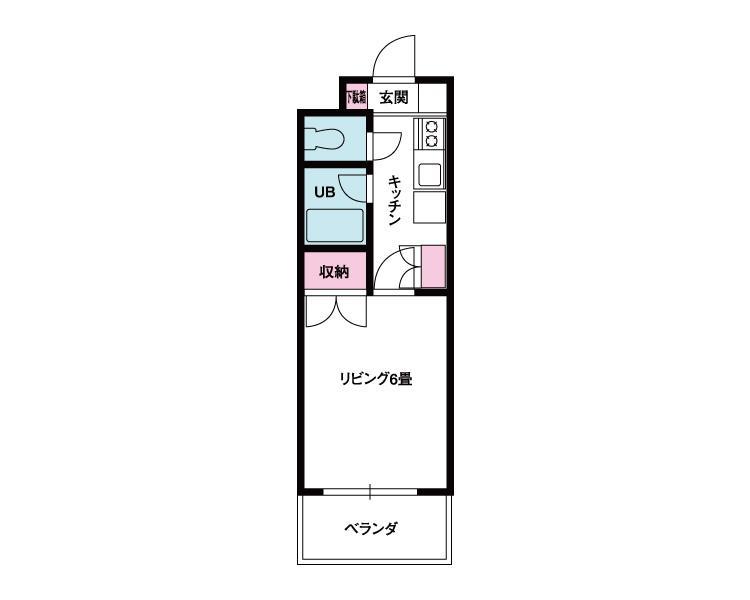 ジョイフル第３小坂 302号室 間取り