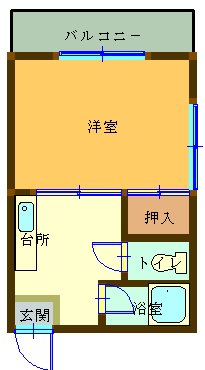 兼久マンション 303号室 間取り