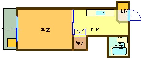 土居ビル 301号室 間取り