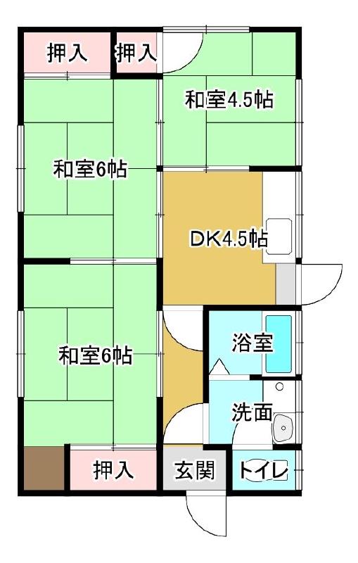 青木貸家 間取り