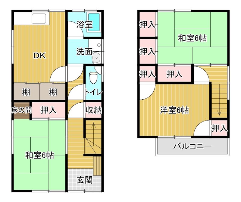 萩野借家 間取り