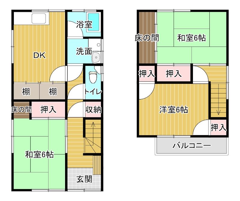 萩野借家 間取り