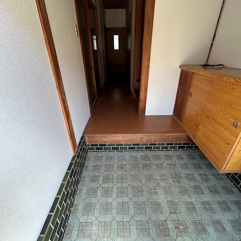 萩野借家 玄関