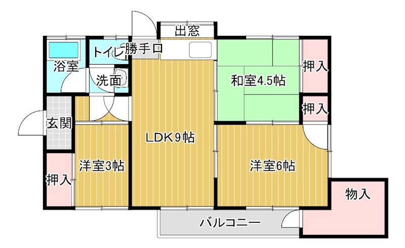 仙波ＳＳ貸家 間取り