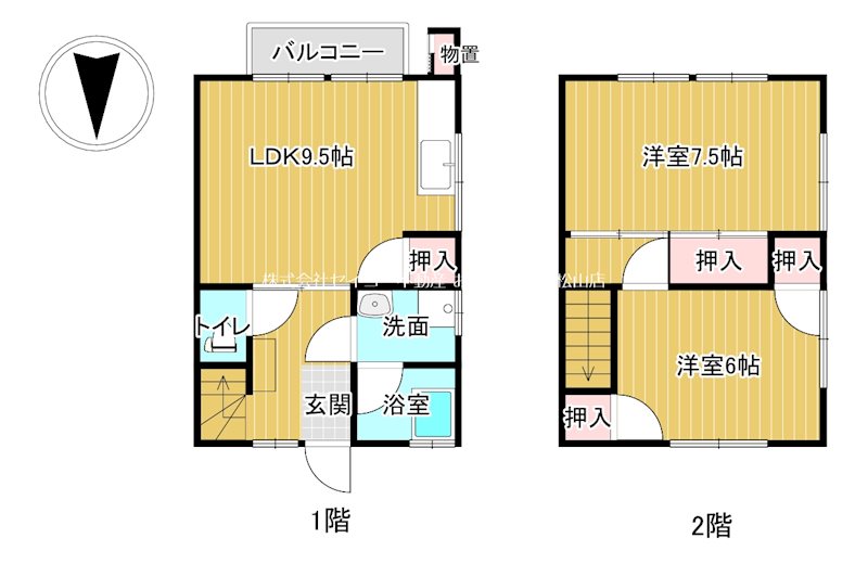 ISHIHARA正円寺貸家 間取り