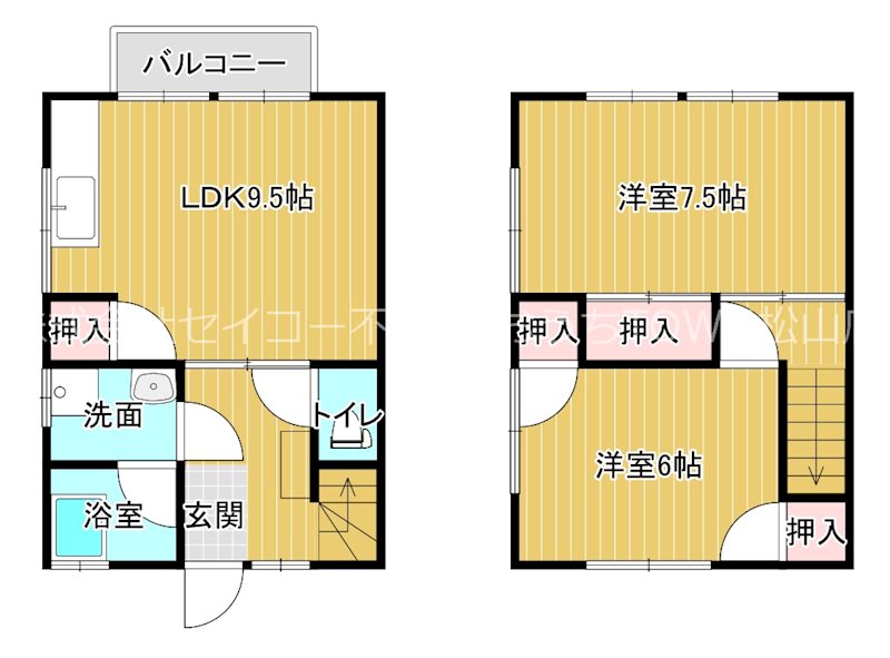 ISHIHARA正円寺貸家 間取り