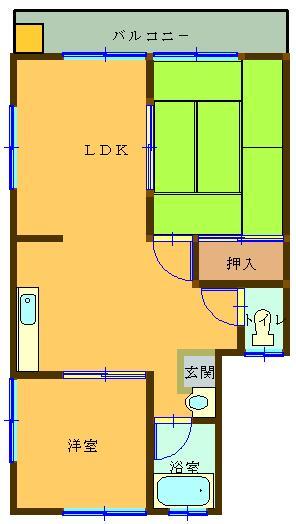 第１コーポ水本 間取り