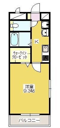 グランシャリオ  101号室 間取り