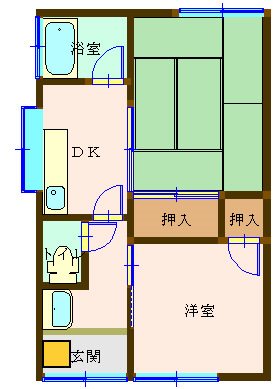 東雲鈴木貸家 間取り図