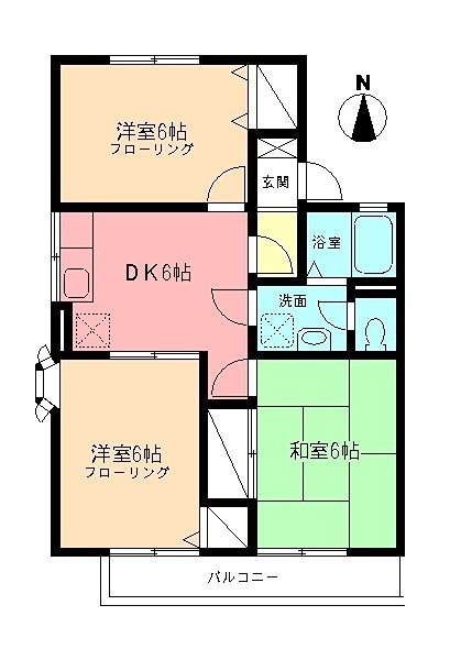 ロイヤルハイツ青木Ⅲ 間取り