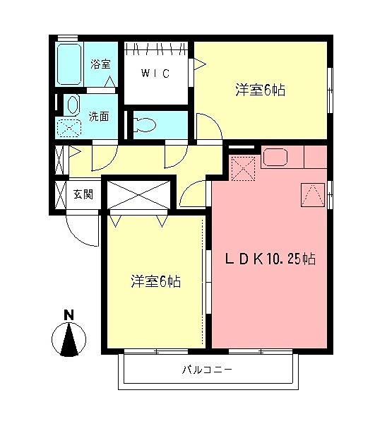 ヴェルドミールⅡ 間取り