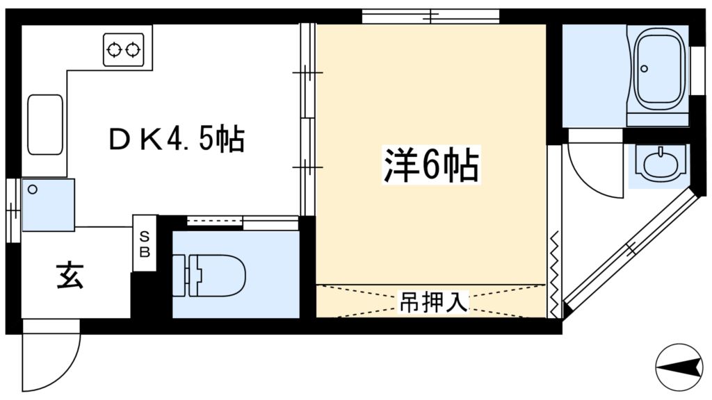 吉田ハイツ 間取り