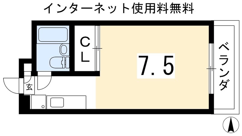 洛北館 間取り