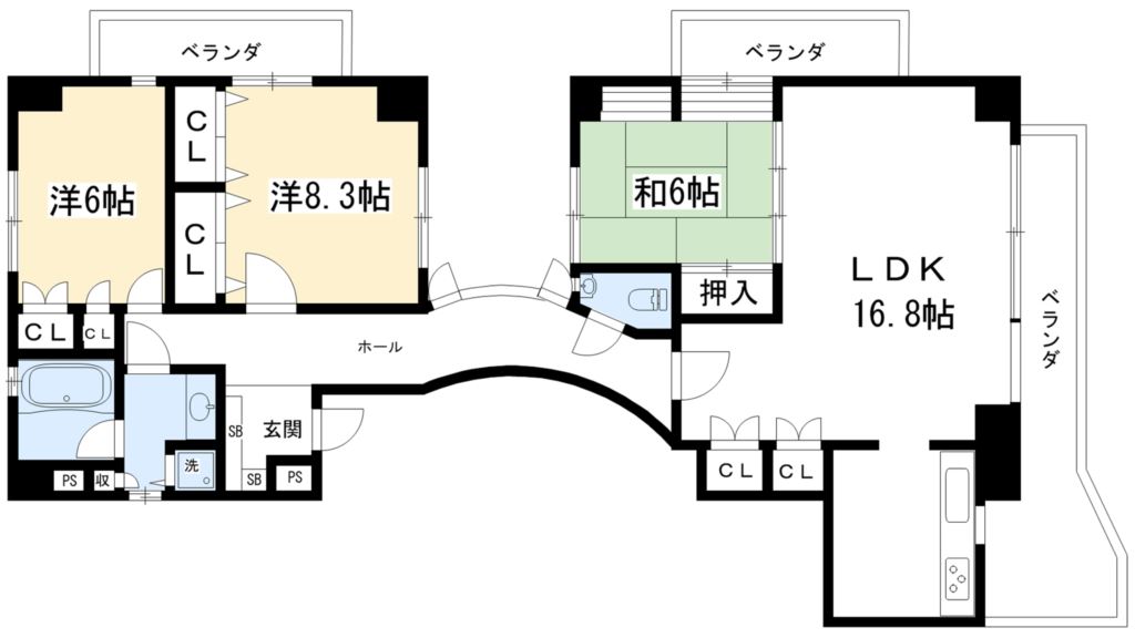 ラシュール北山 間取り