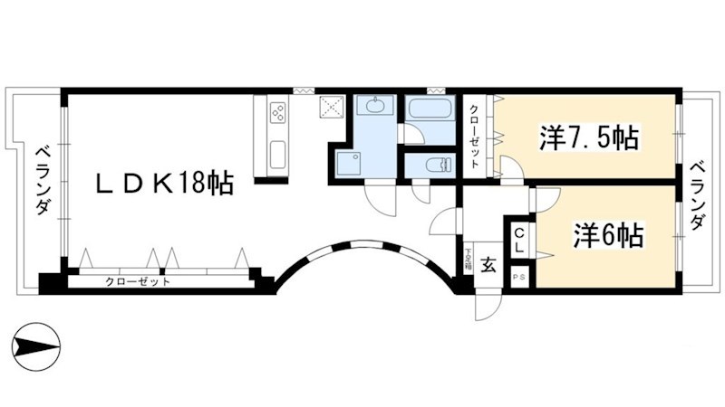 ラ・フォンテーヌ京都 間取り