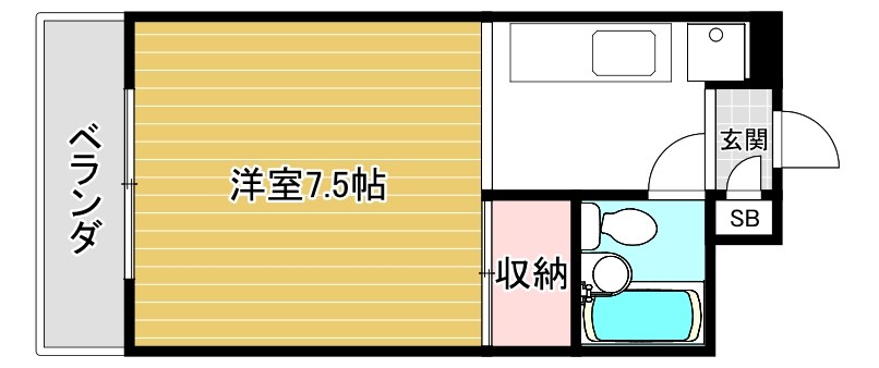 洛北館 間取り