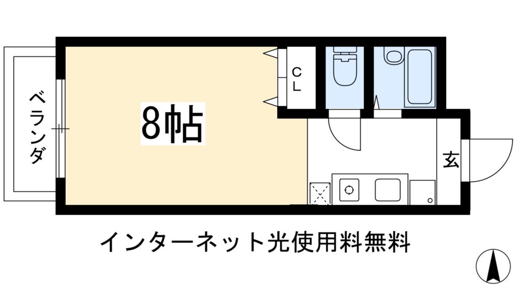 パルティール比叡 間取り
