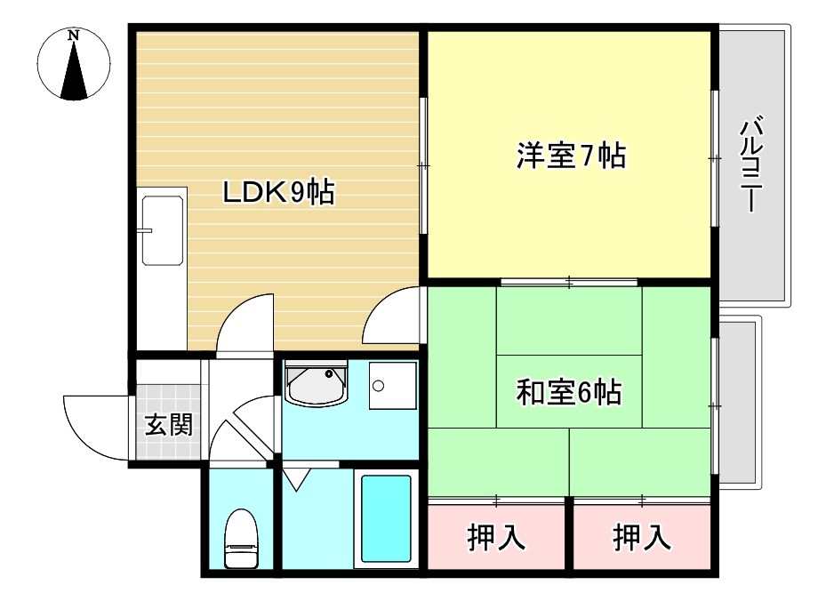 ベルメゾン鴨川 間取り