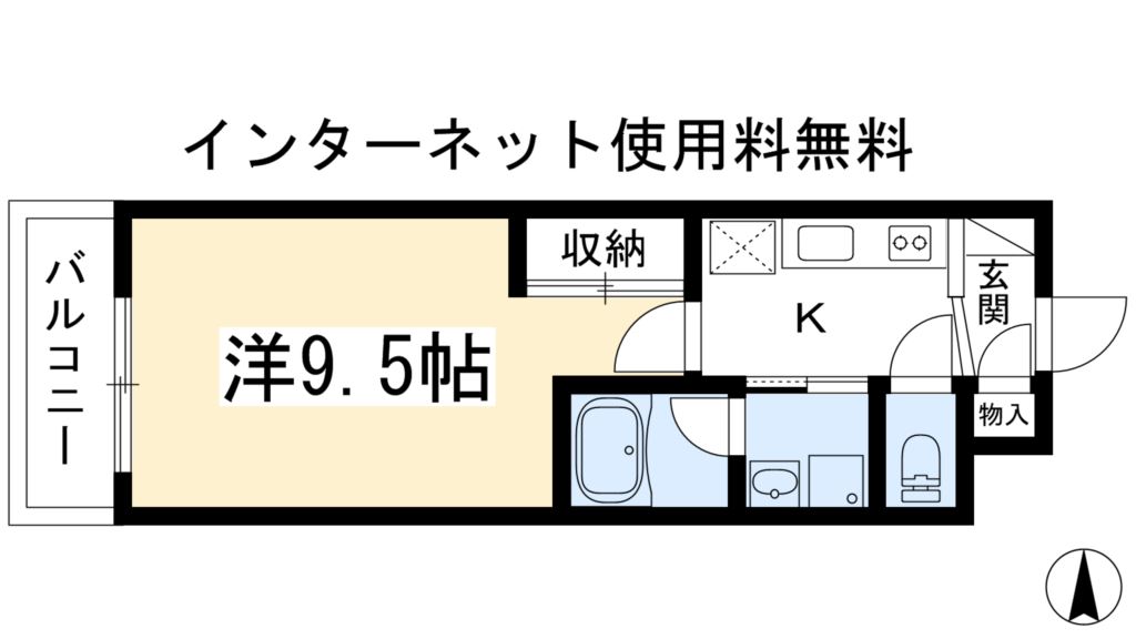 ギャラリア一乗寺 間取り