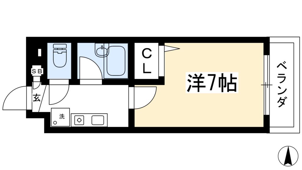 サンパレス紫野 間取り