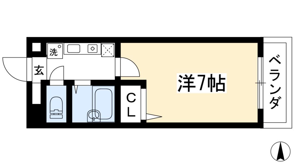 サンパレス紫野 間取り