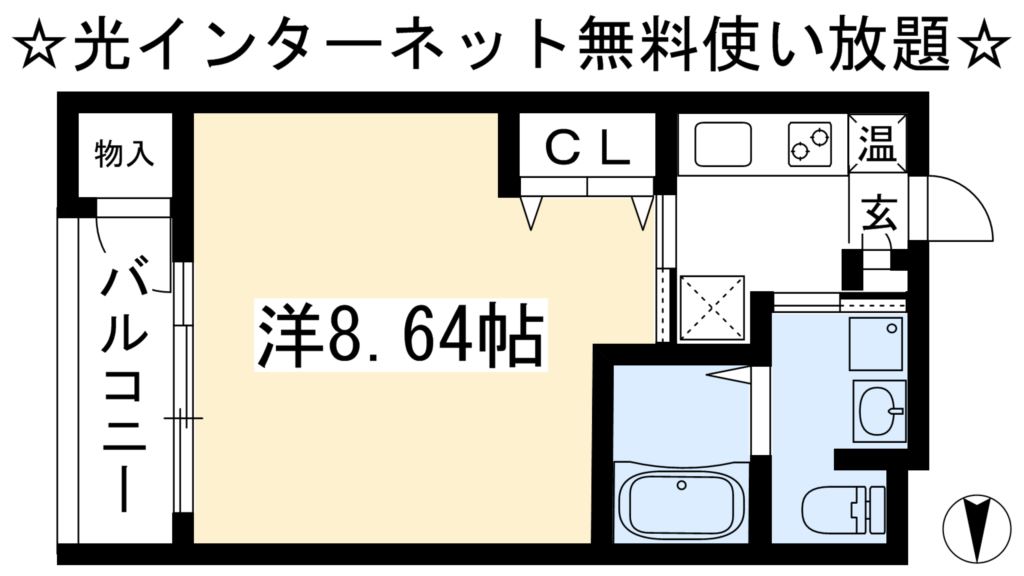 Mur Kamogawa 間取り