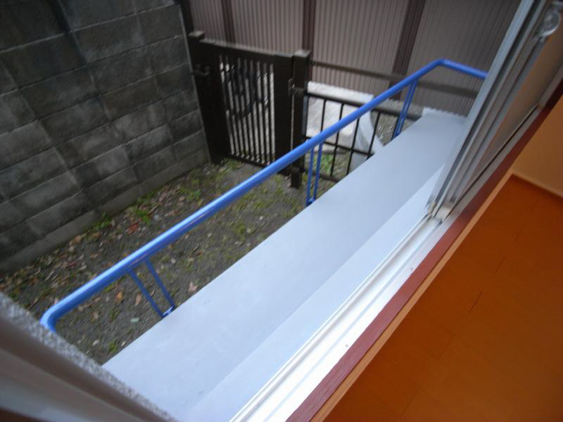 加茂川シティハウス ベランダ