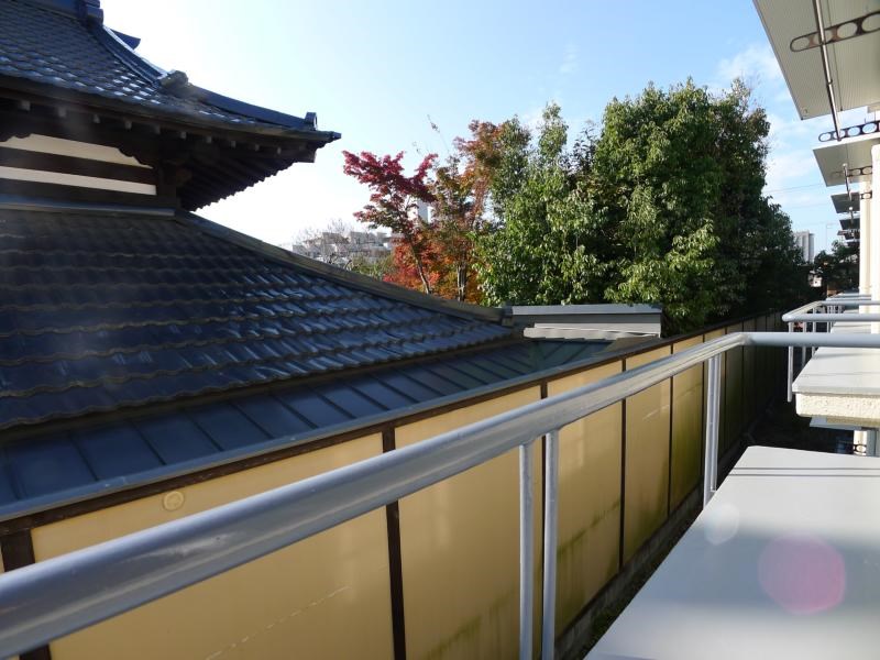加茂川シティハウス ベランダ