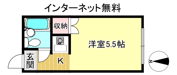 コーポ紫明 間取り
