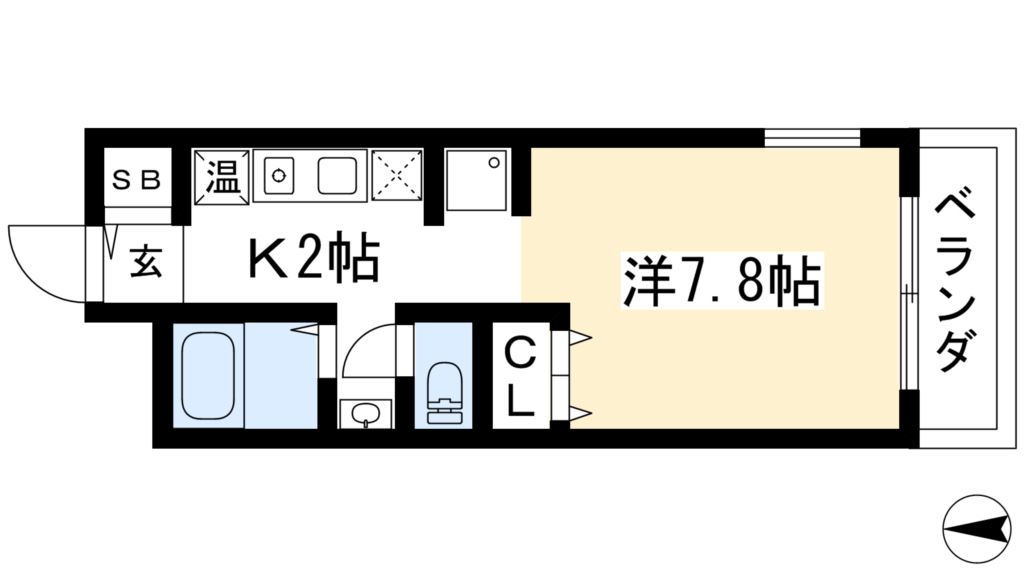 ロゾーパンサン土橋 間取り