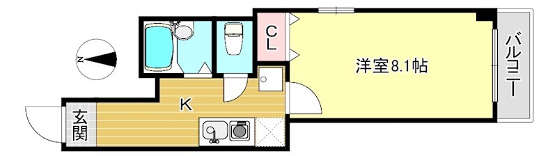 ぽえむ西陣館 間取り