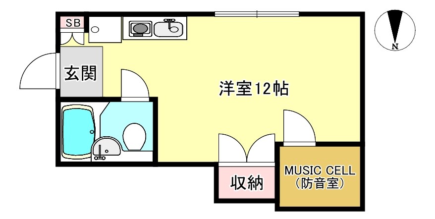京都府京都市中京区間之町通二条下る鍵屋町486 間取り