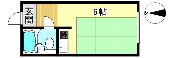 カレッジアンハウス玄琢 間取り