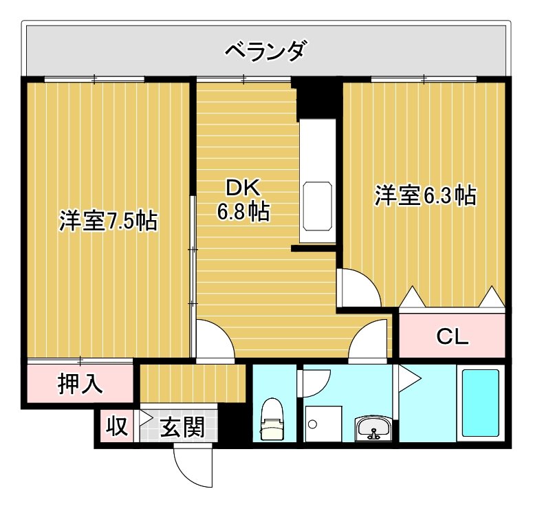 サン･フローラ洛北 間取り
