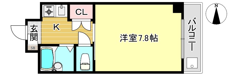 グレーシャス23 間取り
