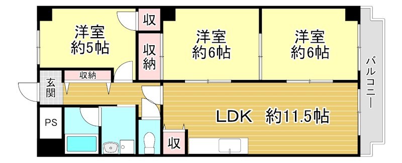シャトレ桂 間取り