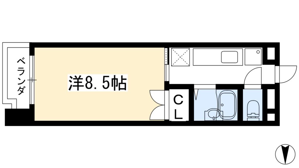 ソワクレ－ル伊吹 間取り