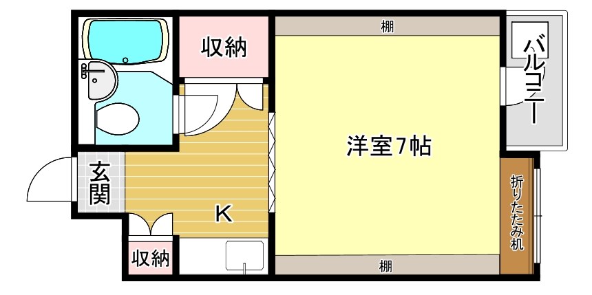 ハイツおおくら 間取り