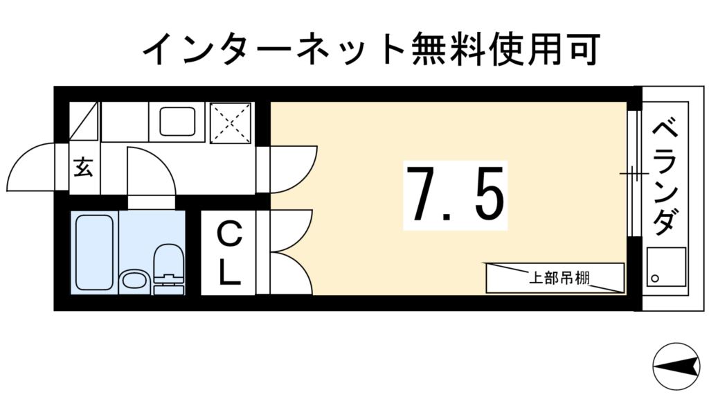 ギャロップミヤザキ 間取り