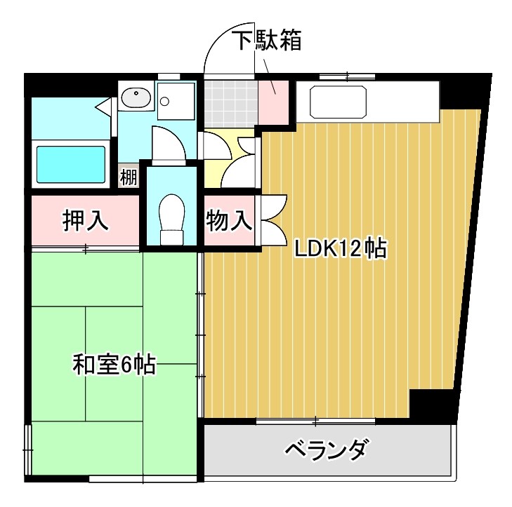クレール下鴨 間取り