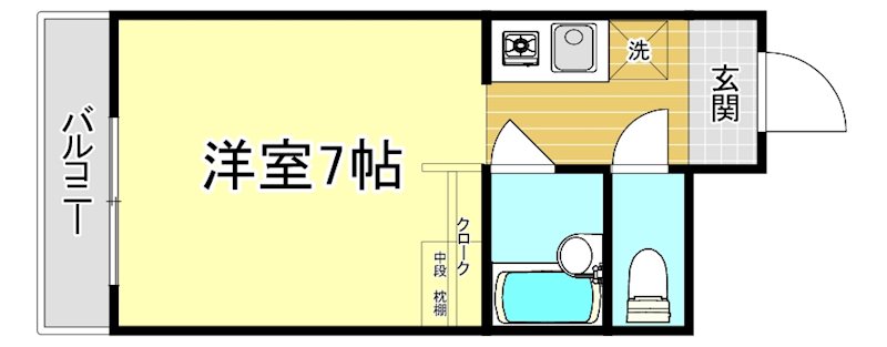 ハイツ協栄 間取り