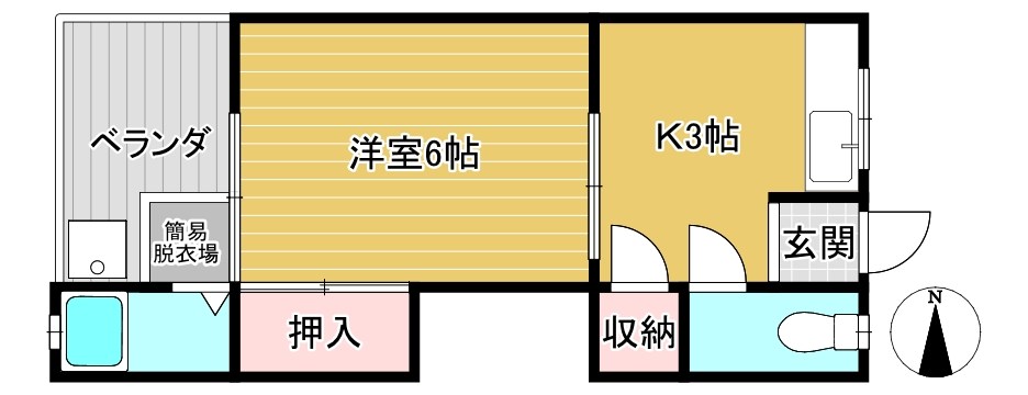 西野荘 間取り